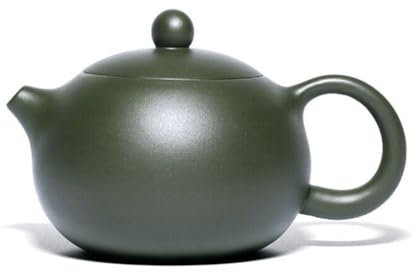 YTDJJWLS Teiera da 210 ml con minerale grezzo e fango verde Xishi, autentica teiera Yixing in argilla viola
