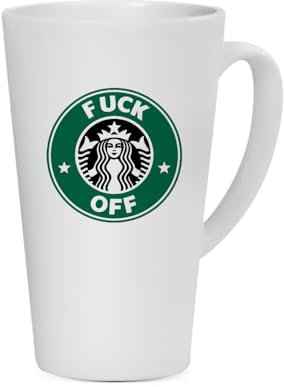 Giftme F*ck Off Coffee Mug, Rude Mug, Offensive Tea Mug, Unique Latte Ceramic Mug. (17oz)
