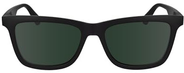 CALVIN KLEIN JEANS Unisex Adult Sunglasses CKJ24601S - Matte Black with Solid Khaki Lens