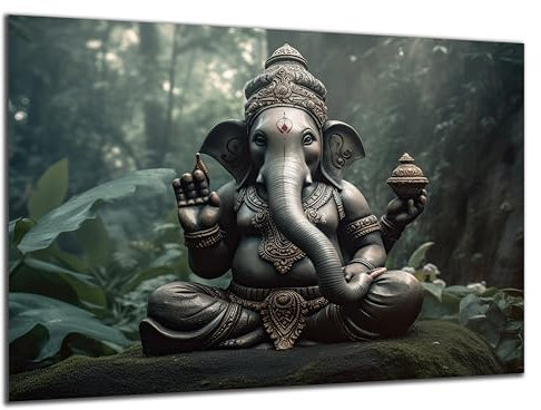 Munera Design - Bild 40x60 - Ganesha - Wand-Bilder Wohnzimmer