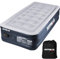 Pittman Outdoors Twin 18 Comfort Height, Never Leak Inflatable Air Mattress with Built-in Electrical Air Pump. Luxurious Air Mattress Ideal for Guests, Camping, Home, and More.