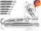 PD® Spannschloss M6 Edelstahl A4 (Haken-Haken) | Seilspanner Sonnensegel ROSTFREI | Spannhaken mit Spannschraube | Drahtspanner für Segel Befestigung, Wäscheleine & mehr | Drahtseil Spanner | 10 Stück