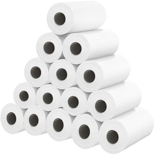15 Rolls Instant Refill Print Paper, HD Kidizoom Print Camera Paper Refill for Most Kids Instant Camera (57X25mm)