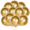 DazzJoy Goldene Hochzeit deko, 20 Stück Deko Goldene Hochzeit Zahl 50 Luftballon, 50 Jubiläum Luftballons Gold Hochzeitsdeko, Zahlenballon 50 für Geburtstag, Goldene Hochzeit Feier Party Dekoration