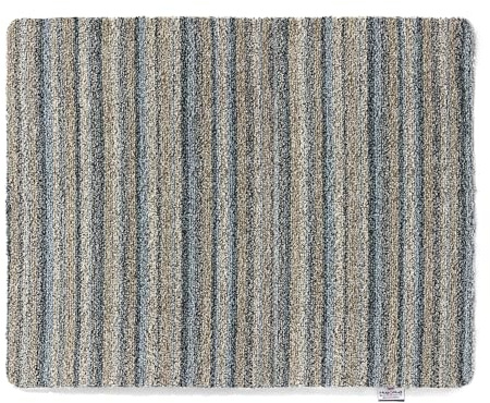 HUG RUG Plains Ribbon Grey Door Mat, 80x100cm