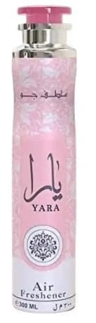 Yara - Ambientador de 300 ml, aroma fresco con heliotropo, orquídea y frutas tropicales, base de vainilla cálida, sándalo y almizcle, fragancia de habitación de larga duración.