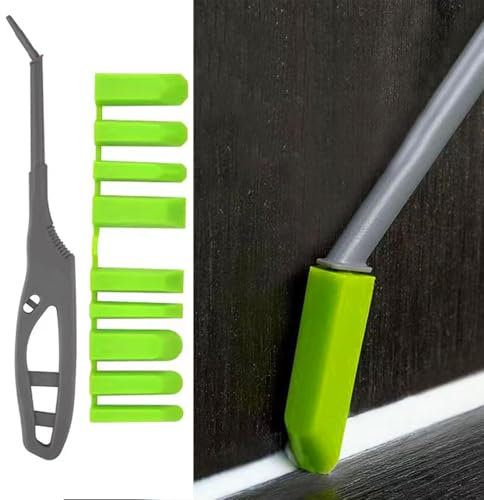Silicone Seam Tools, Sealant Caulking Tool Kit, Caulk Applicator Finishing Smoothing Set with 9 Narrow Tips for Small Tighter Spaces