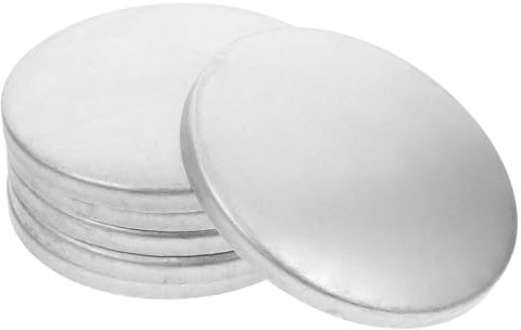 Hoement 6pcs Metal Rail Fitting Ends Fence Post Cap Handrail End Covers Decorative Caps for Garden Fence