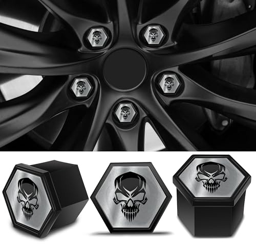 SkinoEu Radschraubenkappen 17mm Radbolzen 20er Set 16+4 mit Abzieher NB 21