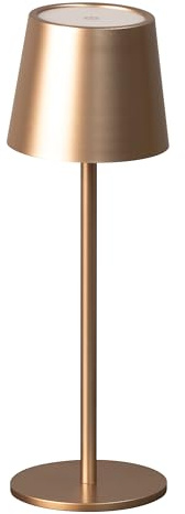 easy! BY FHL FH Lighting ROXI LED Akku Tischleuchte – Dimmbar, IP54 Outdoor & Indoor, USB-C Ladung, Mobile Design für Camping, Balkon, Terrasse, Garten, Indoor (Coffeefarben)