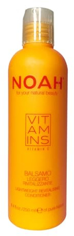 NOAH Lightweight Revitalising Conditioner 250ml – Silicone-Free, Paraben-Free Formula with Vitamin C & Nourishing Active Oils for Smooth, Frizz-Free Hair | Suitable for All Hair Types