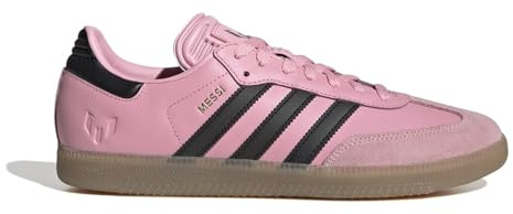 adidas Messi Damen Samba Sneaker, Pink Black Gum, 43 1/3 EU