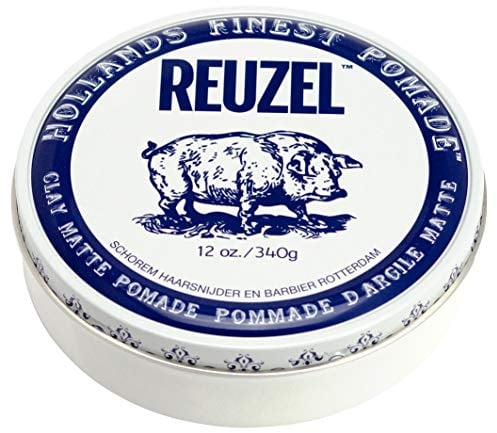 Reu Zel Clay Matte Pomade Hair Holding Wax for Men 340g Vanilla Mint