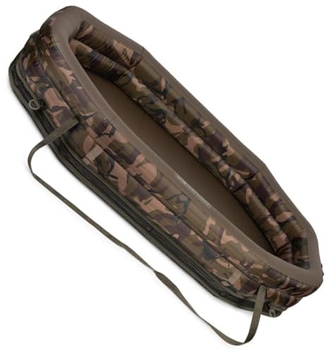 Fox Carpmaster Luftmatte, Karpfen-Abhakmatte für ultimativen Fischschutz, 2 robuste Luftkammern, herausnehmbare 50 mm Innenmatte, langlebiger Netzrohrschutz und Drainage, Abdeckung, Code CCC070