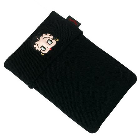 Cellular Line Netbook-Schutzsocke BettyBoob, 25,4 cm (10 Zoll) schwarz