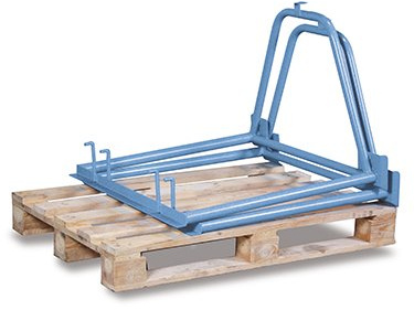 Palettenaufsatz Typ 65 RAL5012 Lichtblau Aufsatzrahmen Palettenrahmen