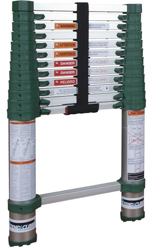 Xtend & Climb Pro Series 780P+ Telescoping Ladder, Green