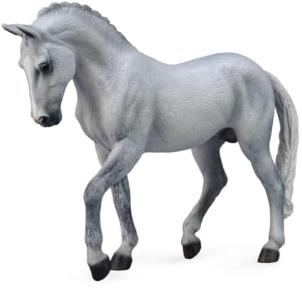 Collect A Horse Life Trakehner Grey Stallion Toy Figure by Collecta