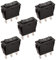 Heschen Wippschalter, ON-OFF-ON, SPDT, 3 Terminals, 15 A, 250 VAC, Schwarz, 5 Stück
