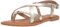 Amazon Essentials Sandales à Lanières Décontractées Femme, Or, 42 EU