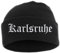HB_Druck Karlsruhe Umschlagmütze - Mütze - Bestickt - Einheitsgröße Schwarz