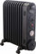 MYLEK Oil Filled Radiator Heater Electric, Portable 2KW Black, Thermostat and 24hr Repeat Timer, 3 Heat Settings, Unique Safe Panel Fin Design (2000W Black)