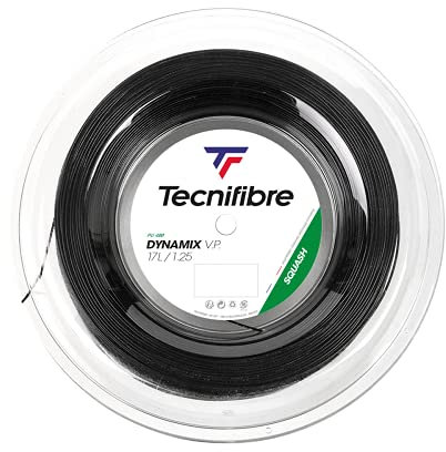 Tecnifibre Dynamix VP 1.20 Squash-Seil für Erwachsene, Unisex, Schwarz