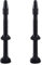 Azarxis Fahrradventile 40 mm 60 mm Valves Tubeless für Rennrad MTB Tubeless Reifen (Schwarz - 60mm - 2 Stück)