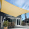 HENG FENG Toldo Vela de Sombra HDPE Rectangular 2.5x3.5m Protección Rayos UV Resistente Transpirable para Terraza Patio Exterior Jardín Color Arena