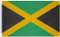 MUWO Flagge Nations Together 90 x 150 cm Nationalmanschaften, doppelseitige Gartenflagge, wetterfeste Fanflagge, Fußballflagge Polyester Länderfagge Deutschland mit Ösen (Jamaika)