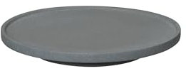 blomus Seifenschale CRETO | Farbe Magnet | Ø14 x 1,5H cm | Seifenhalter aus natürlichem Beton | rutschfeste Seifenablage in Grau