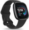 Mugust Armband für Fitbit Versa 4 Armband Damen und Herren, Weiches Silikon Sport Ersatzarmband für Fitbit Sense Armband/Fitbit Sense 2 Armband (Small, Schwarz)