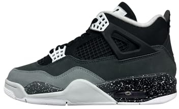 Nike Air Jordan 4 Retro Herren Sneaker, Schwarz , 40 EU