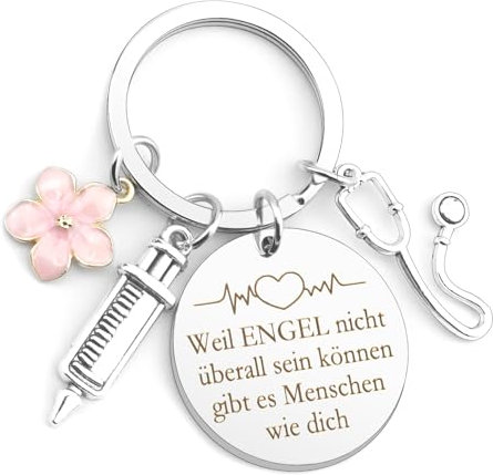 Krankenschwester Geschenke, Geschenke für Krankenschwestern, Schlüsselanhänger Krankenschwester, Geschenk Krankenschwester, Krankenschwester Zubehör, Dankeschön Geschenke, Geschenk Pflegekräfte Arzt