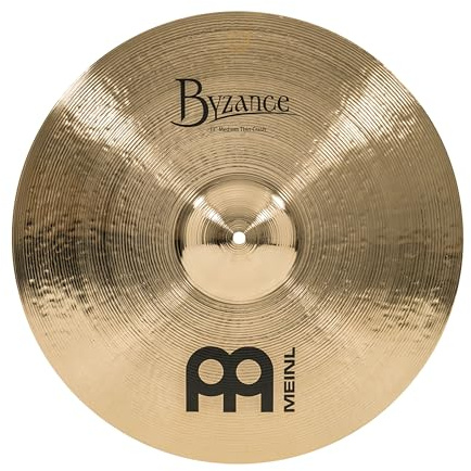 Byzance 19 Brilliant Medium Thin Crash — MADE IN TURKEY — Hand Hammered B20 Bronze, 2-YEAR WARRANTY