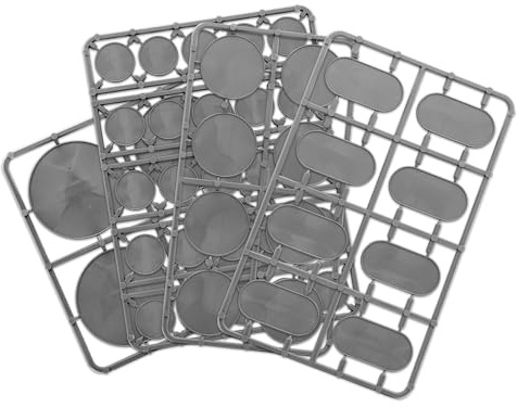 Black Powder Bag of Round Bases Mixed