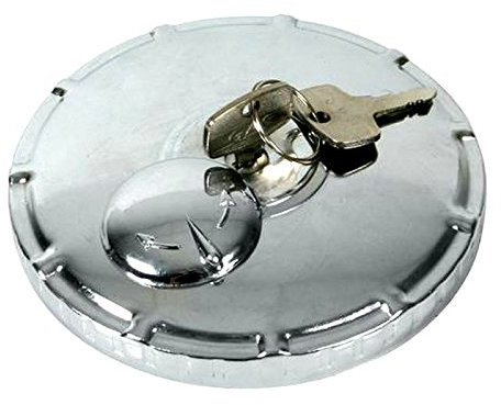 TRUCK DUCK® Universal Chrom Tankdeckel 80mm mit Schloss Sicherung Verriegelung Diebstahlsicherung LKW NZF Tank
