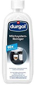 durgol Milchsystemreiniger – Entfernt Milchrückstände in Kaffeeautomaten aller Marken & in externen Milchaufschäumern – Deutsche Version –1x500ml