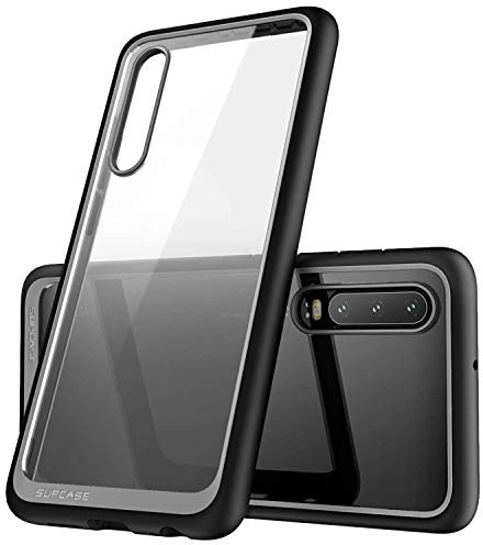 SupCase Huawei P30 Hülle Premium Handyhülle [Unicorn Beetle Style] Hybrid Case Transparent Backcover Schutzhülle für Huawei P30 2019 (Schwarz) - 6.1 Zoll