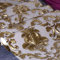 Telihome Papier Peint de Texturé Par Or Pour Le Décor À La Maison de Salon 3D de Papier Peint Rouleau Rayé Revêtement Mural Damassé,A,0.53 * 10M