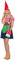 Rubie's 13460-42 Damen Kostüm Zwerg Wichtel Trunni Kleid Mütze Fasching Karneval (42), Multi-Colored