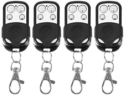 Car Garage Door Remote Control Key, 4Pcs Universal Garage Door Electric Door Wireless Remote Key