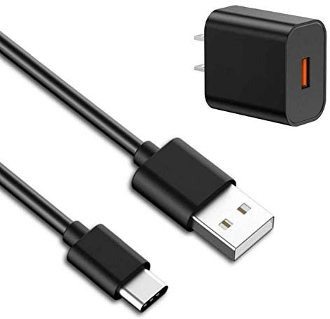 Cable de carga USB-C Cable de cable y adaptador de CA de pared/cargador rápido para New Beats Flex, Sony, JBL y otros auriculares inalámbricos Bluetooth y altavoces con puerto USB tipo C
