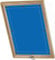 Tenda Lucernario 48x78cm Oscurante, Protezione Dal Sole, Lucernario Da Tetto Tenda A Rullo Esterno per Finestre Roto Protezione Solare Riduzione Calore -Blu