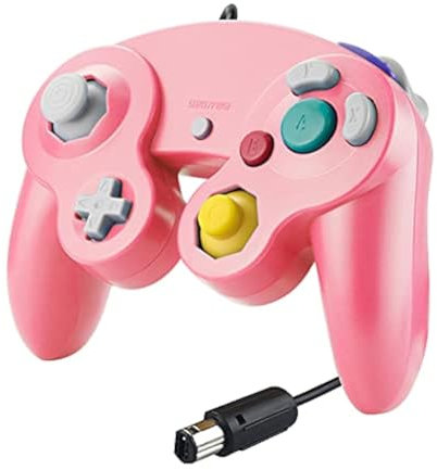 Controller für Gamecube,SONVIEE Wired NGC Controller Classic Game Cube NGC Controller Super Smash Bros GC Gamepad für Gamecube GC Mario Party Spiele Wii U Switch
