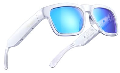 OhO, Occhiali da sole resistenti all'acqua, con Bluetooth, alla moda, per ascoltare musica e telefonare, con lenti polarizzate UV400