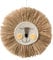MagiDeal Decoración Colgante de Pared de Paja Redonda, Colgante de Cabeza de Animal, Tapiz de Hilo de algodón, León Tigre para Dormitorio, habitación de niños, a