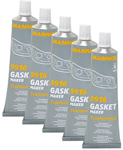 Dichtungsmittel Dichtmasse Silikon Gasket Maker transparent MANNOL 9916 5 X 85 g