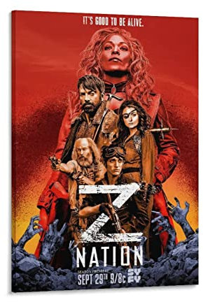 TSALF Kunstwerk Malerei Leinwanddrucke Kein Rahmen Z Nation Movie Poster Dekoration Wohnzimmer Schlafzimmer Malerei 60x90cm