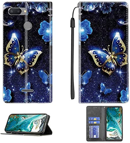 Aroepurt Cover per Redmi 6 Custodia Compatibile con Redmi 6 Cover Case Custodia Pelle Sintetica Cavalletto Magnetico Custodia a Portafoglio CPT16